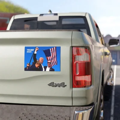 imán personalizado para coche de trump