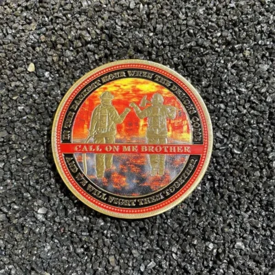 custom wildland firefighter challenge coin (复制)