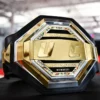 Vista dettagliata della parte anteriore della cintura UFC