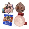 Four different types of boxing medals