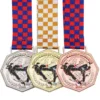 Three Gold, Silver and Bronze Tai Chi Medals