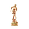 A gold trophy featuring a soccer player figure, symbolizing achievement in sports and excellence in soccer.