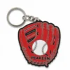 Un portachiavi personalizzato per guanti da baseball, con una personalizzazione unica, ideale per tifosi e giocatori.