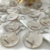 シルバーエポキシウェディングキーホルダー