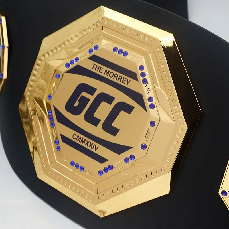 Ceinture de championnat à huit côtés en diamant