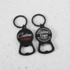 Custom bottle opener keychain with logo for corporate promotional gifts and giveaways