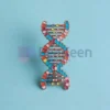 Custom pin featuring the word "Biology," designed for science enthusiasts and educators.