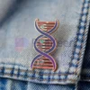 Custom pin featuring the word "Biology," designed for science enthusiasts and educators.