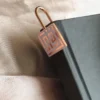 كتاب مؤمّن بقفل، وبجانبه إشارات مرجعية إسلامية مخصصة ترمز إلى المعرفة والحماية.