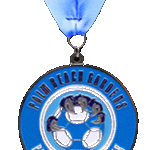 medal with one hole