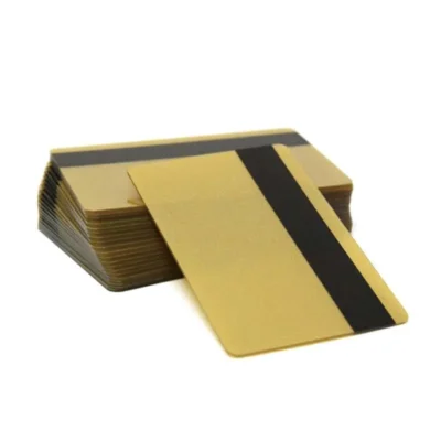 glod pvc magnetic stripe card