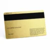 gold pvc magnetic stripe card
