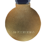 medal raised text