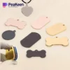 Un collier en peakeen vierge, au design simple mais élégant, qui peut être personnalisé.