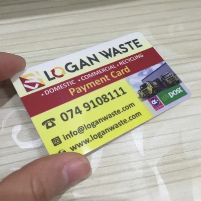 pvc ic hotel room cards