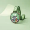 A fiesta medal featuring a detailed rhino design, symbolizing celebration and cultural pride.