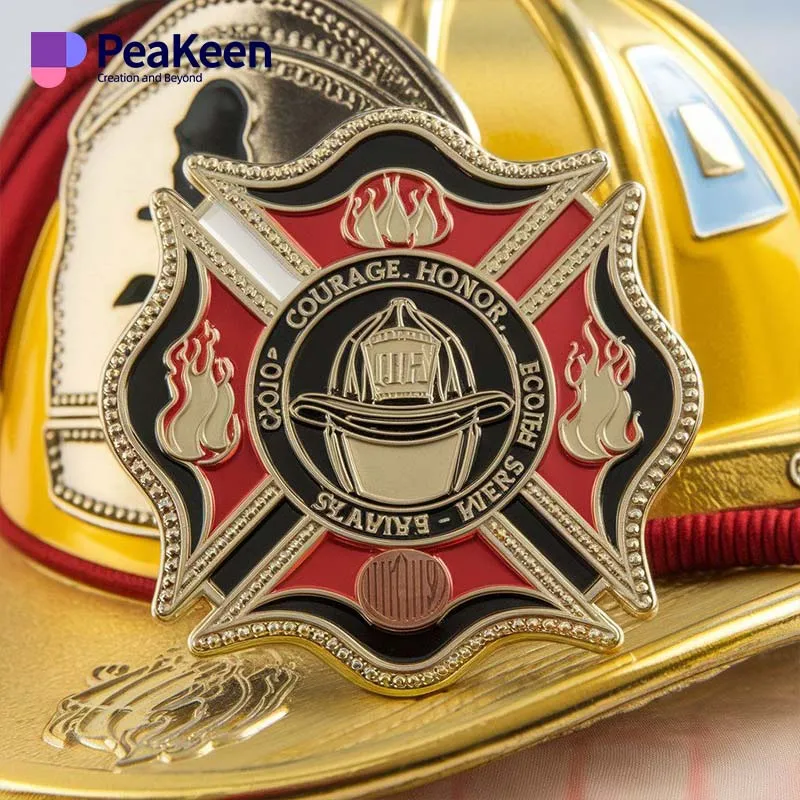 Firefighter Challenge Coins