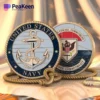 米海軍特殊部隊を象徴するデザインのチャレンジ・コイン。