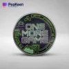 A shiny video game challenge coin featuring the phrase "One More Game" against a vibrant background.