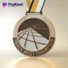Track meet champion medal showcasing the words "Track Meet Champion," celebrating excellence in athletics.
