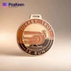 Medal displaying "Turkey Trot," representing success in a holiday running competition.