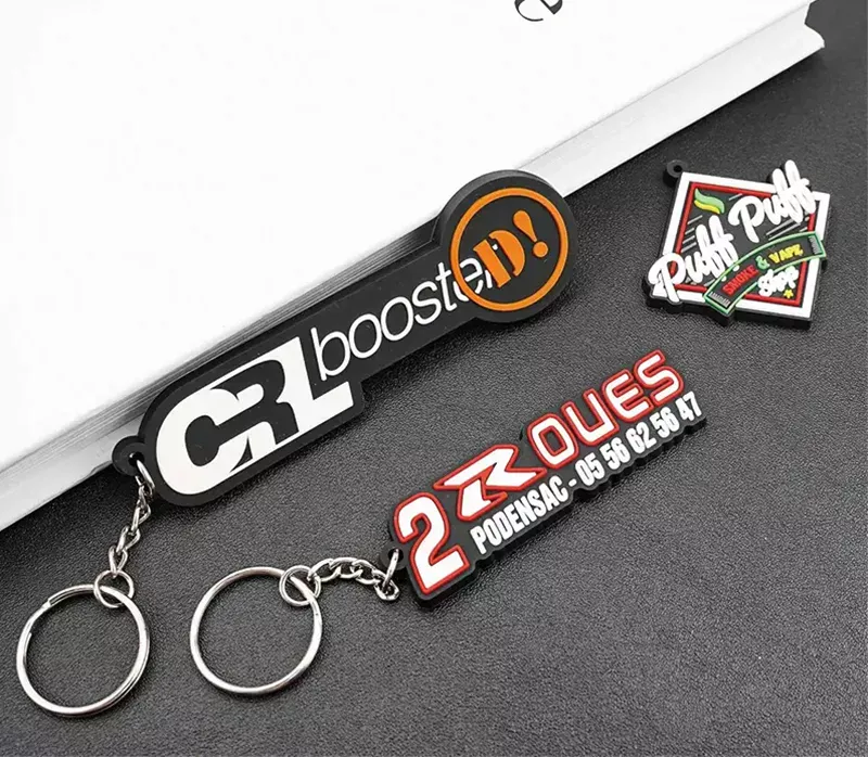 company Pvc Promotional Keychain