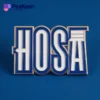 HOSA logo pin featuring the official emblem, symbolizing leadership and excellence in health science education.