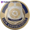 A law enforcement challenge coins, representing honor and commitment to public safety.