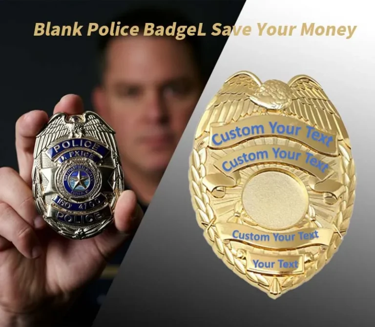 blank police badges