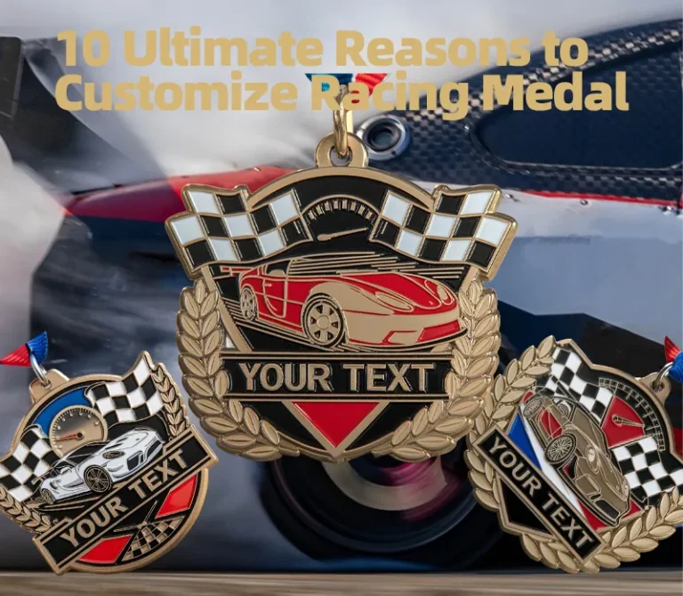 custom car racing medal