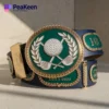 Una cintura per il campionato di golf con un logo distintivo che evidenzia l'eccellenza nel golf.