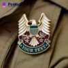 Insignia militar a medida con diseño de rango específico, que representa el servicio individual y el compromiso en las fuerzas armadas.