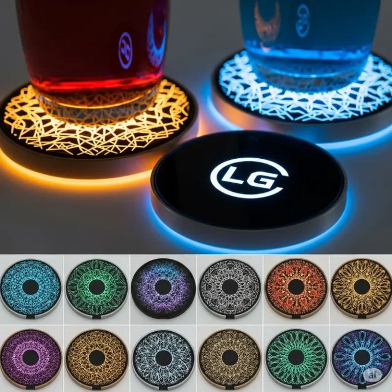 Branded LED Drink Coasters
