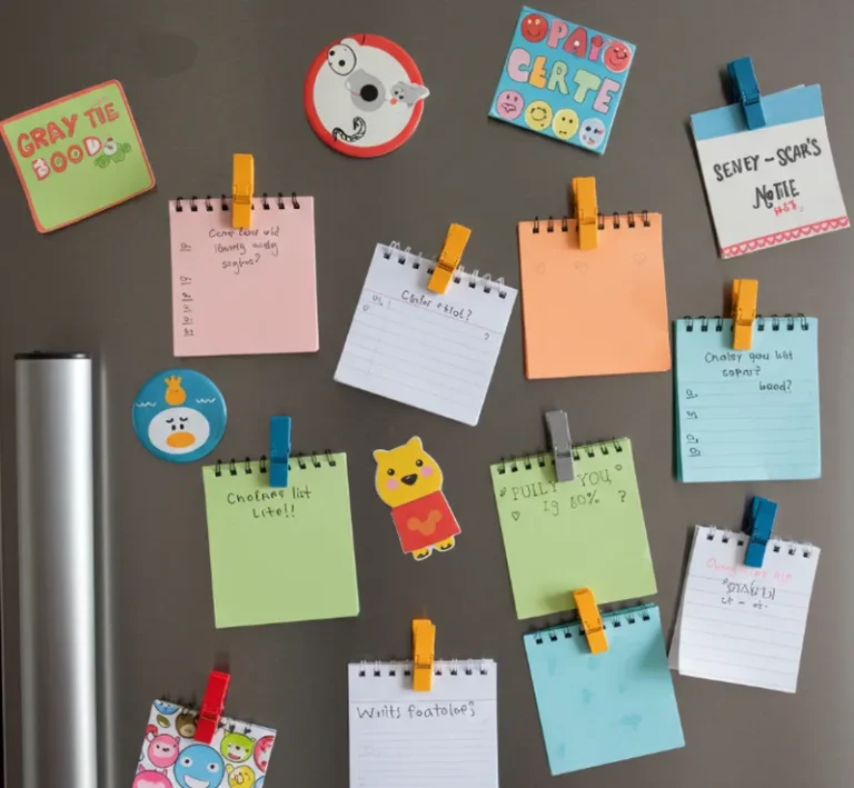 Fridge Clip Magnets With Notepads As Promotional Gifts In Supermarkets