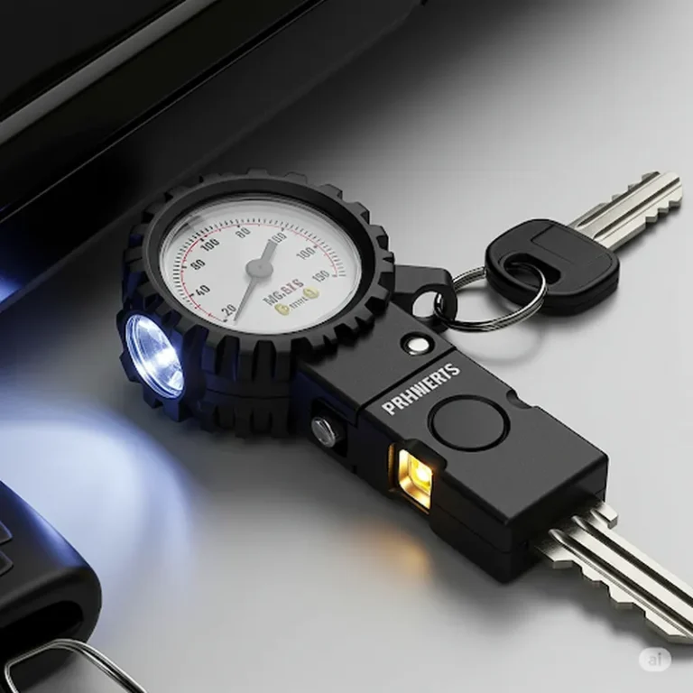 Tire Pressure Gauge Keychain As Promotional Gifts For Auto Repair Store