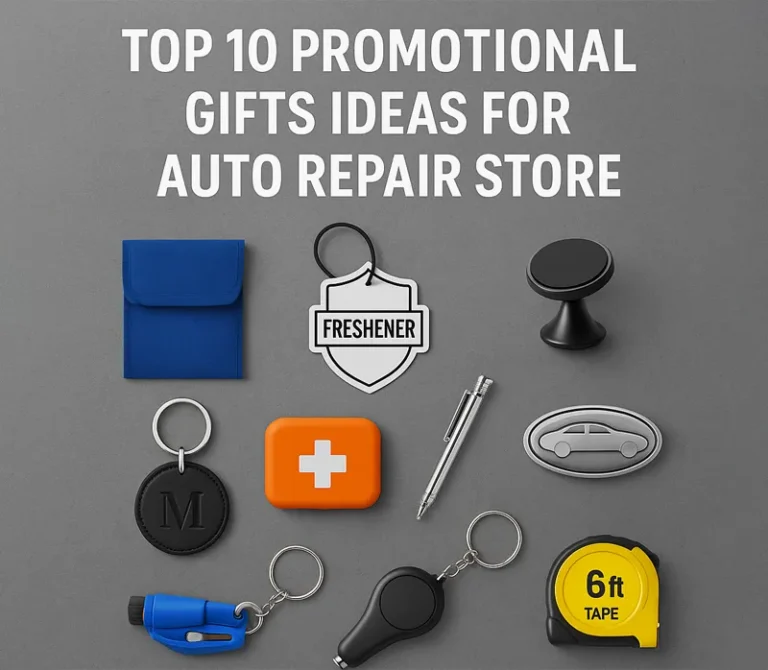 Featured Image For Top 10 Promotional Gifts Ideas for Auto Repair Store