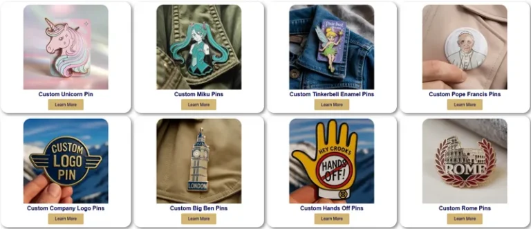 Brand Pins As Promotional Gifts For Supermarket