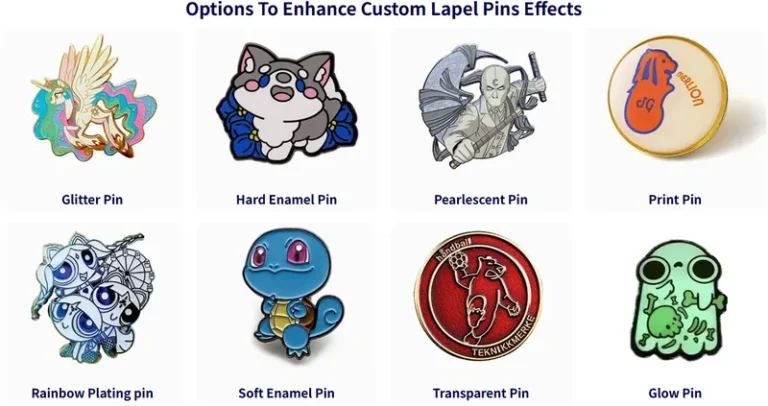 Custom Lapel Pins With Different Designs And Colors At PeaKeen