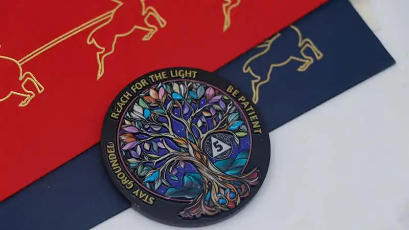 5 anniversaries coin