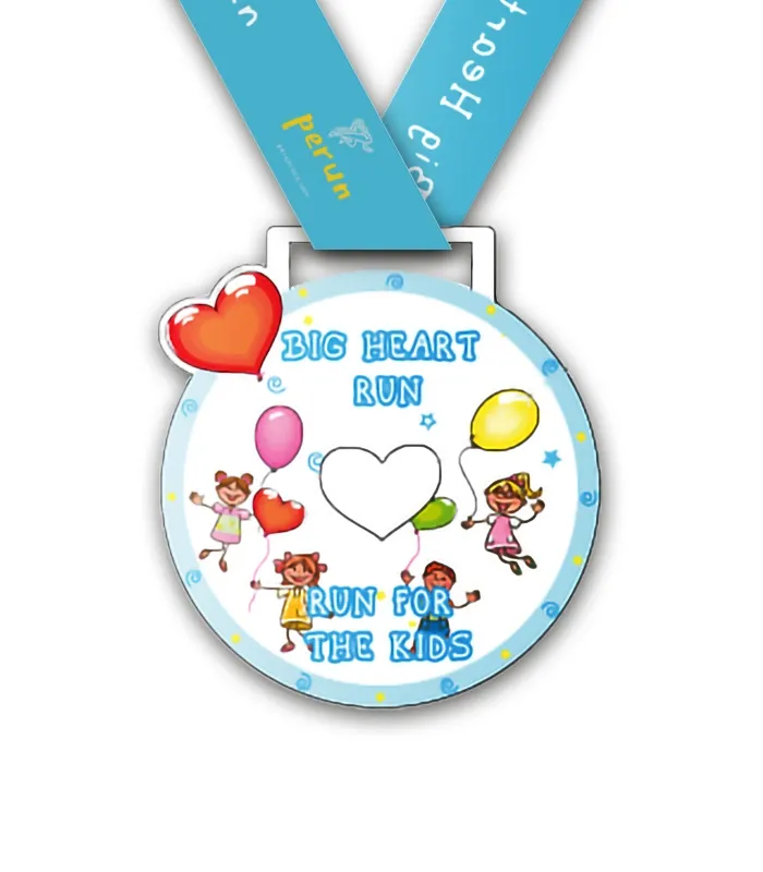 Perunrace Big Heart Charity Challenge medal