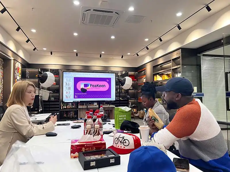 Client visits the Peakeen's office room