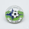 Badge featuring the logo of Erro Valley FC, designed for football club pin collectors.