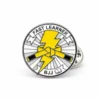 Yellow belt pin badge featuring the words "Fast Learner" in bold letters.