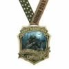 Medal featuring the words "honor, honor, honor," awarded for participation in an Army run event.