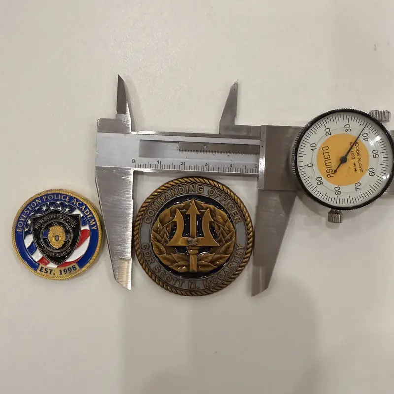 detailed 2 inch challenge coin