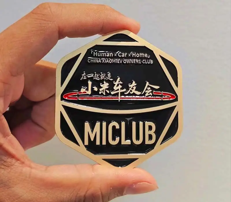 ximi car fans club lapel pin